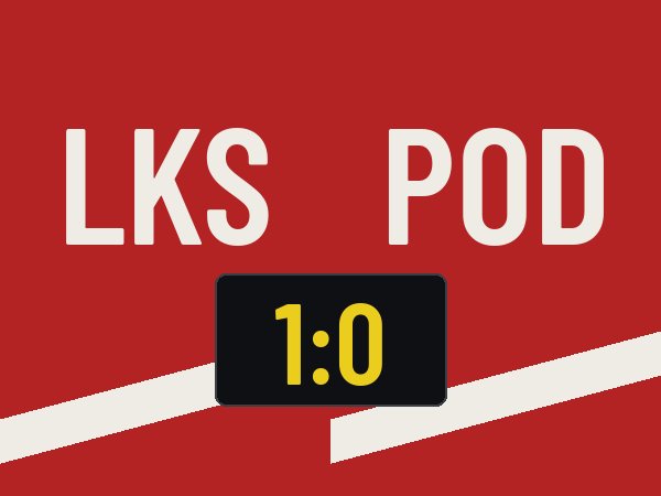 ŁKS Łódź pokonał Podbeskidzie Bielsko-Biała 1:0